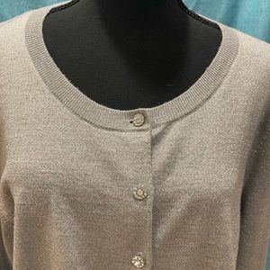 Talbots Short Sliver Sparkle Sweater
